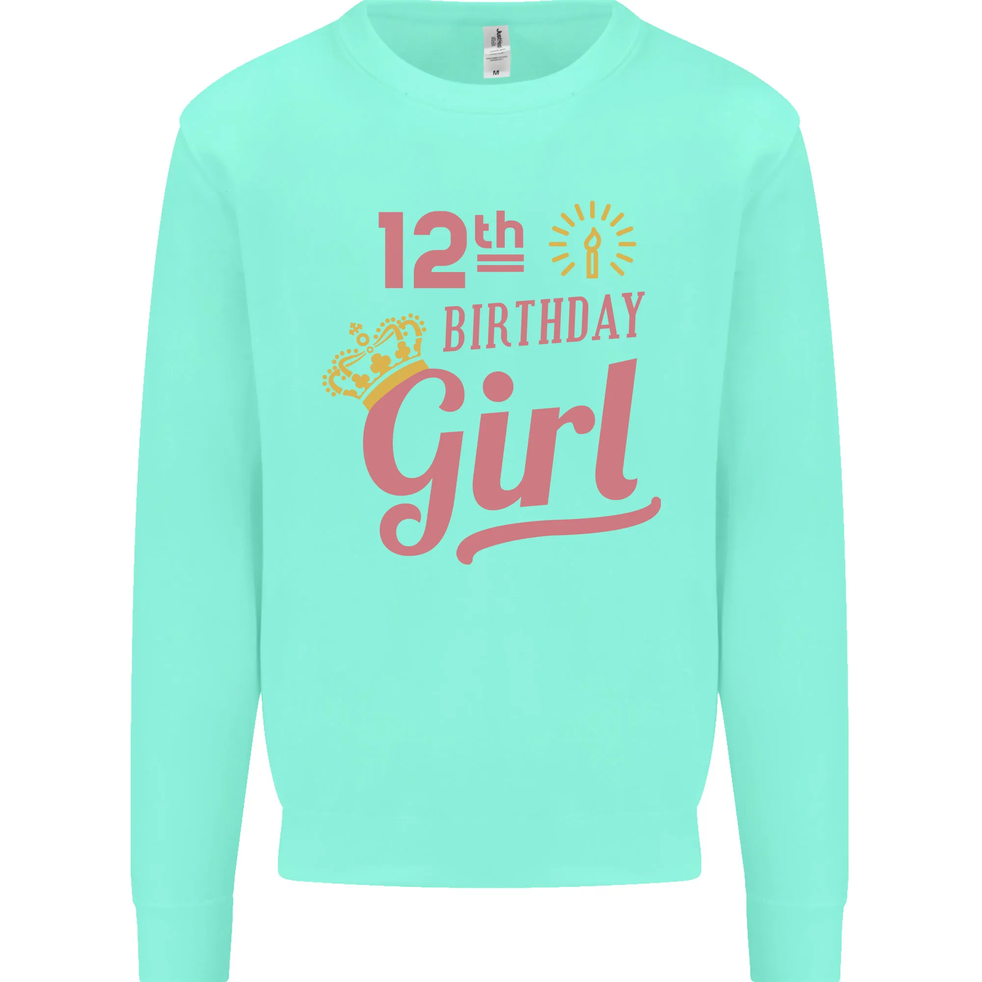 12th Birthday Girl 12 Year Old Princess Kids Sweatshirt Jumper