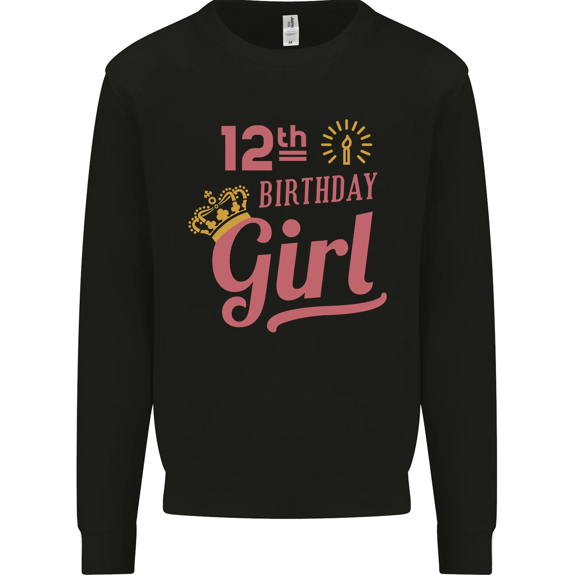 12th Birthday Girl 12 Year Old Princess Kids Sweatshirt Jumper