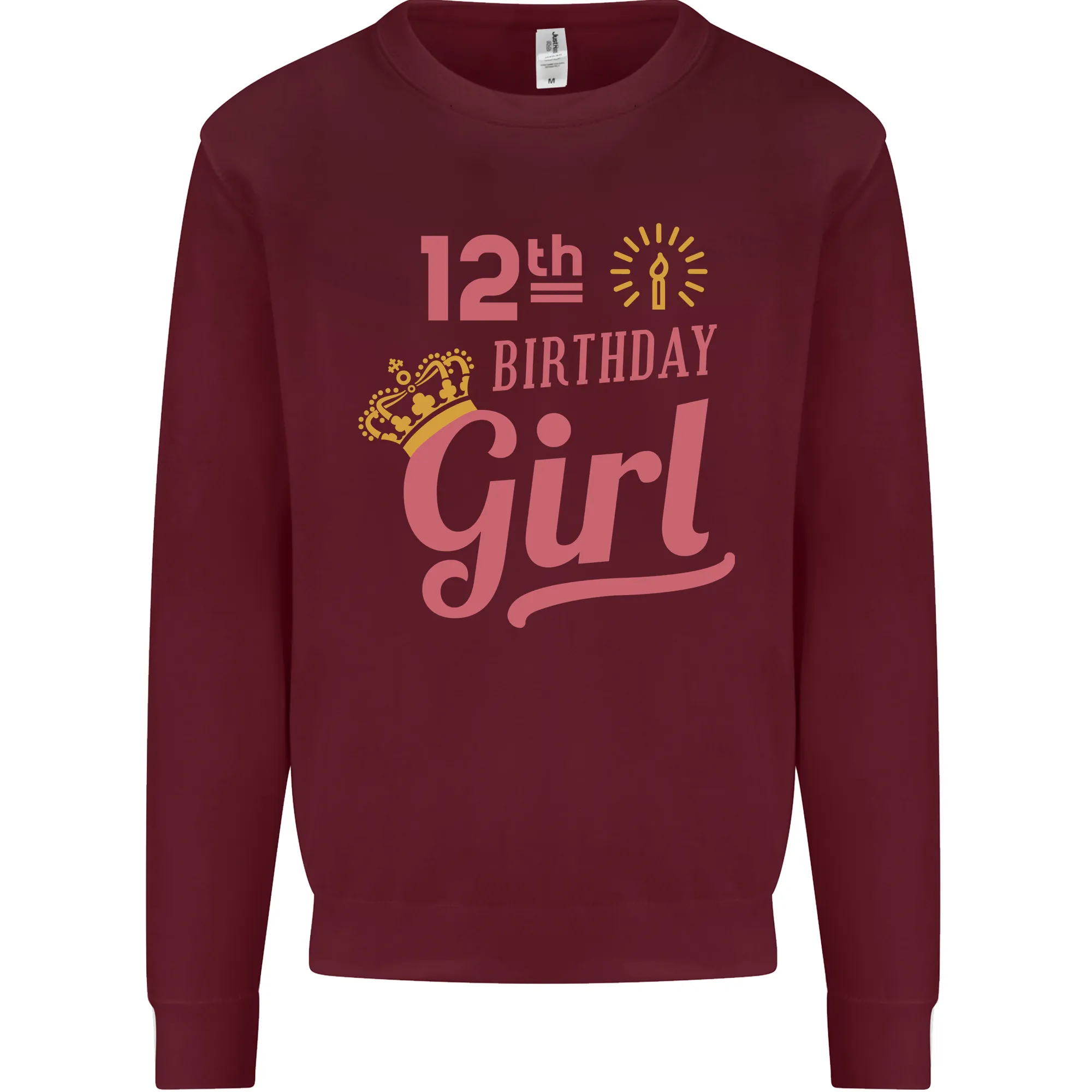 12th Birthday Girl 12 Year Old Princess Kids Sweatshirt Jumper