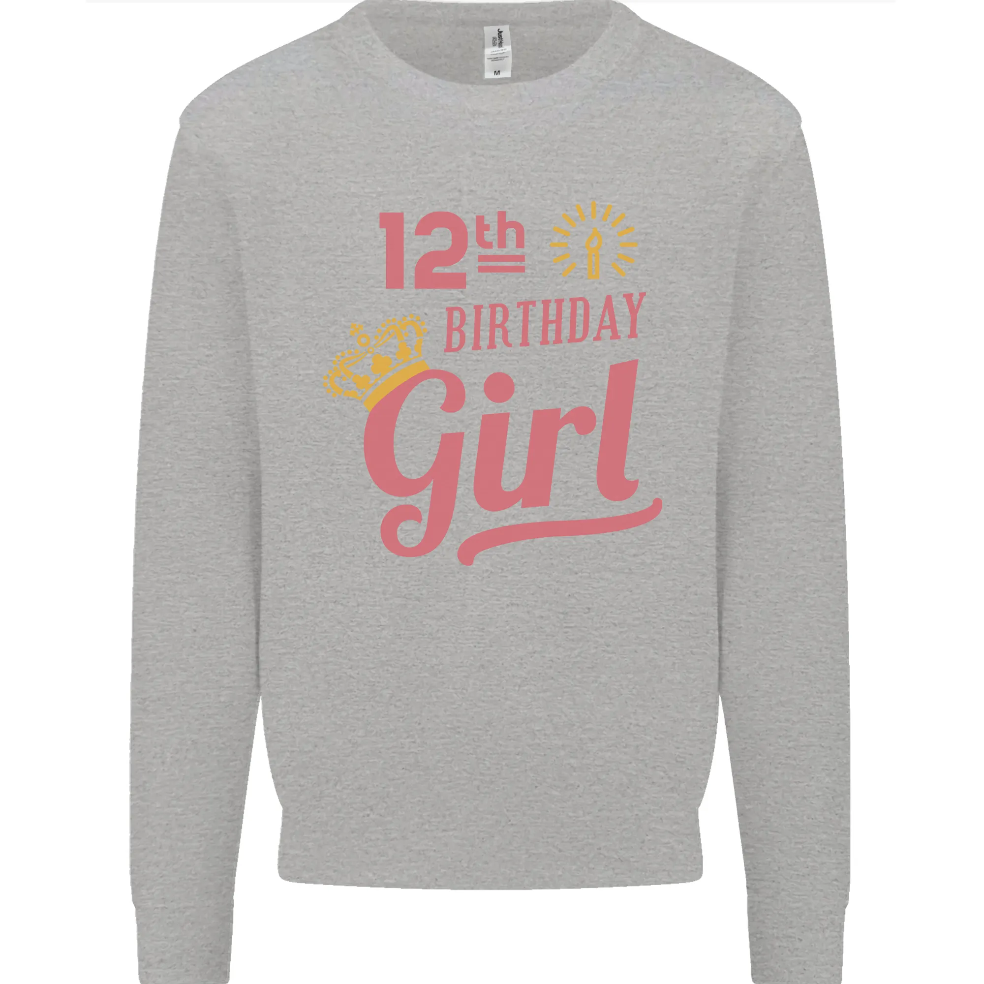 12th Birthday Girl 12 Year Old Princess Kids Sweatshirt Jumper