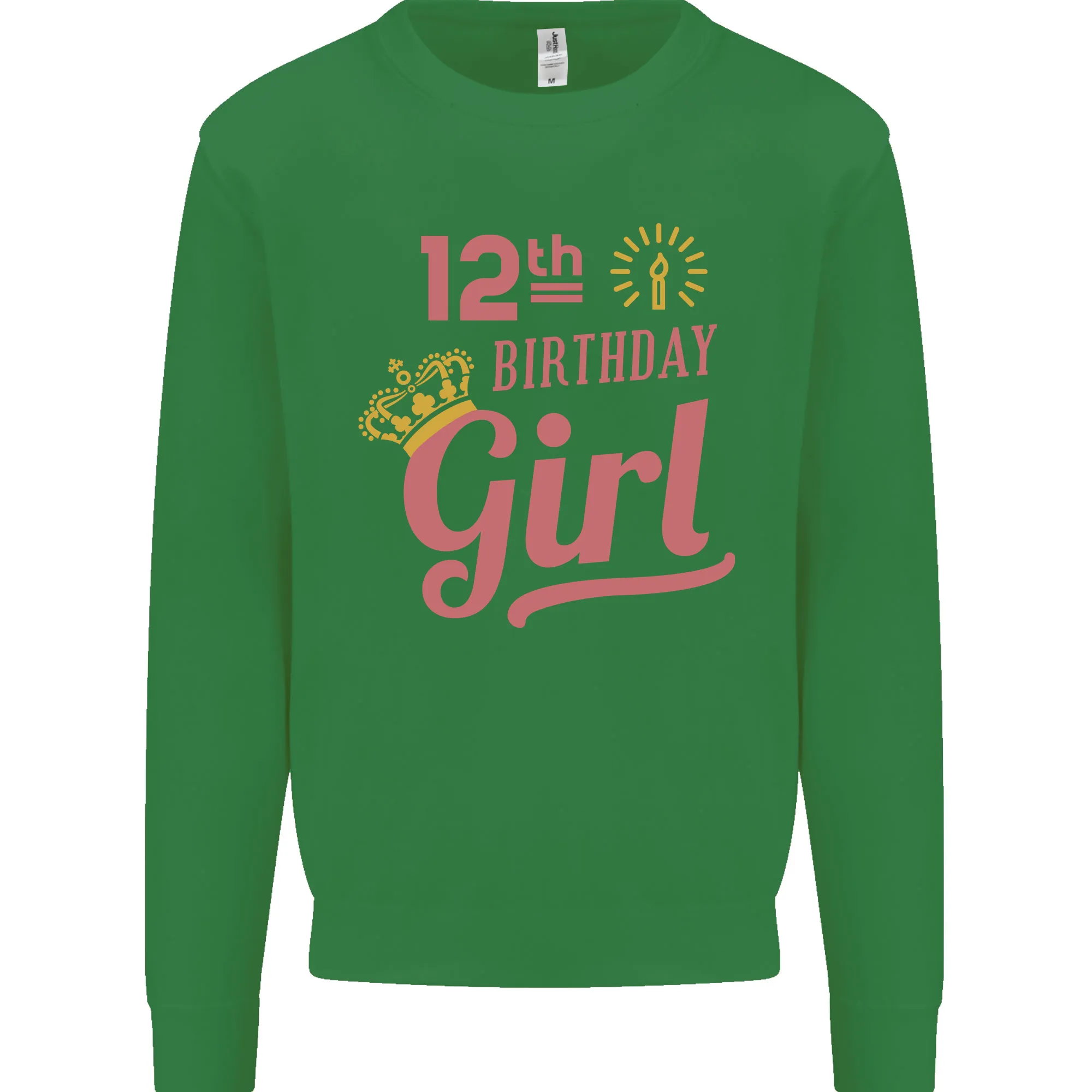 12th Birthday Girl 12 Year Old Princess Kids Sweatshirt Jumper