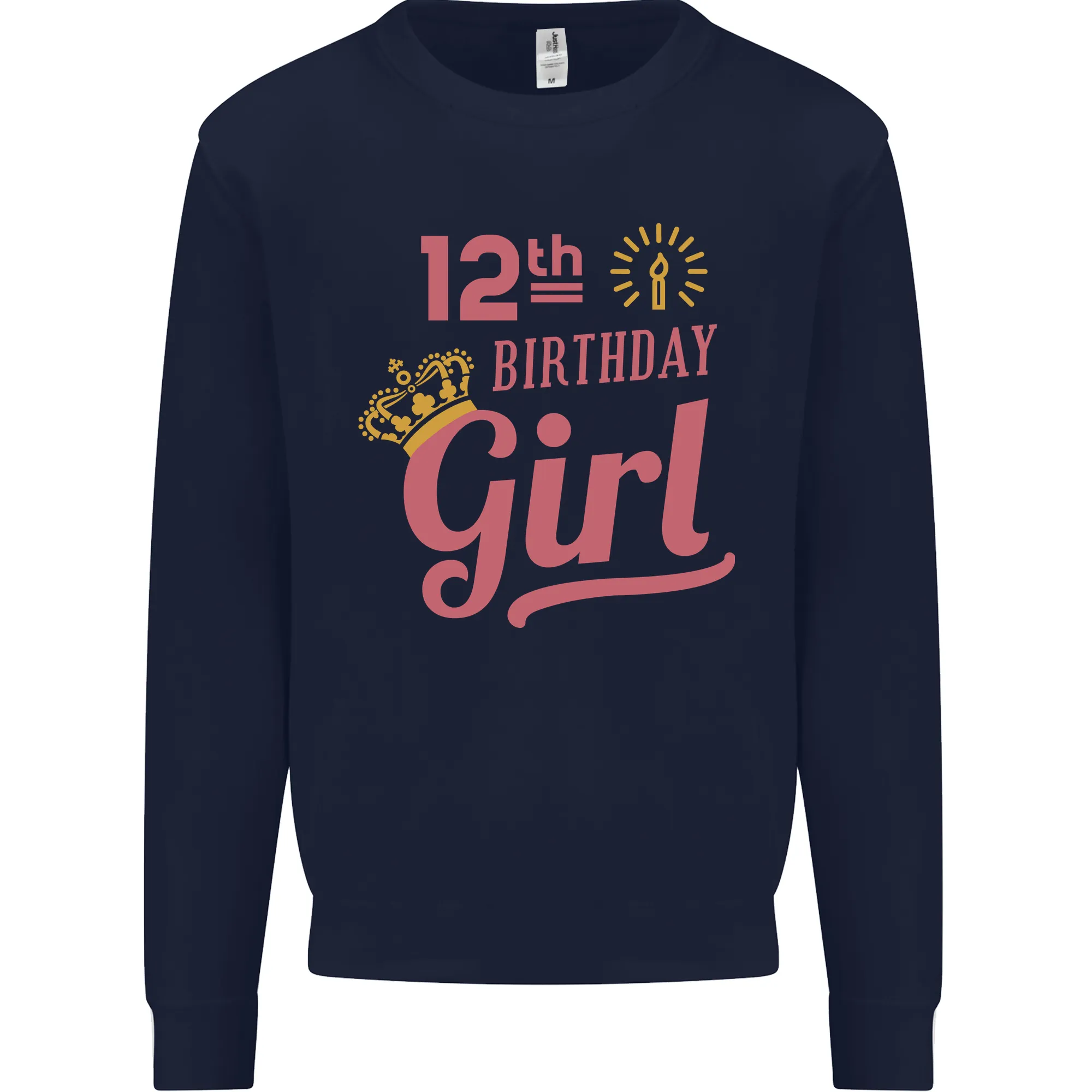 12th Birthday Girl 12 Year Old Princess Kids Sweatshirt Jumper