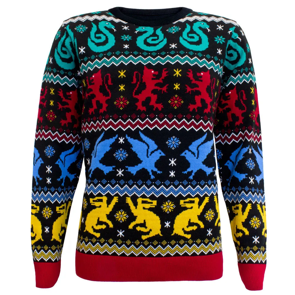 Adults Harry Potter Christmas Jumper - Houses