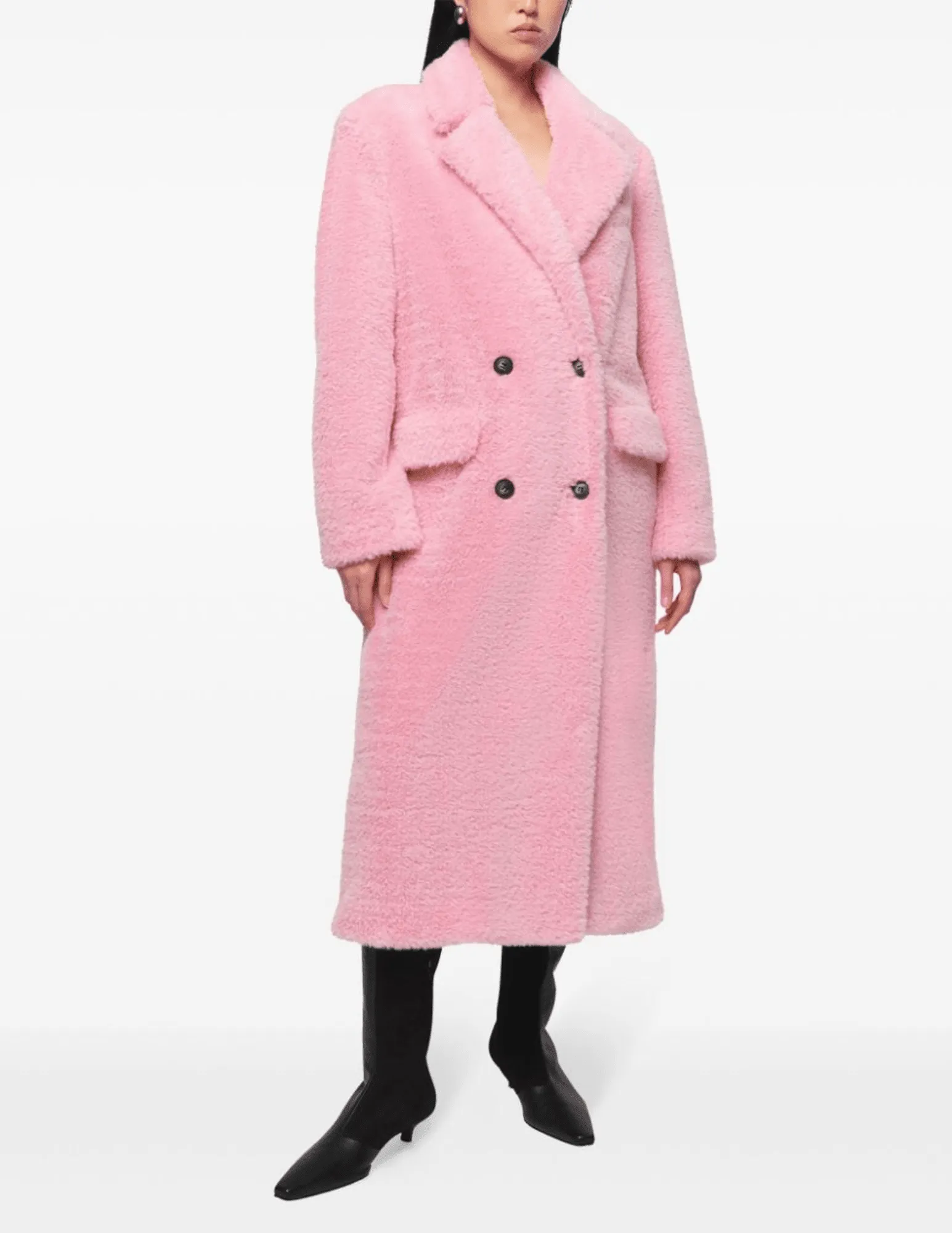 Apparis Astrid Vegan Alpaca Peacoat