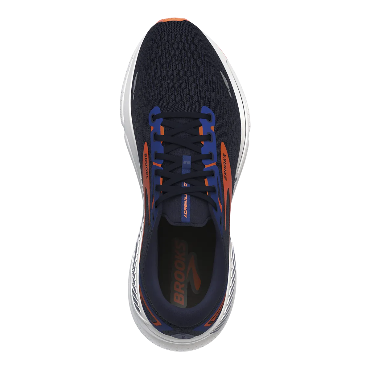 Brooks Adrenaline GTS 23 - Peacoat - Orange - Surf the Web