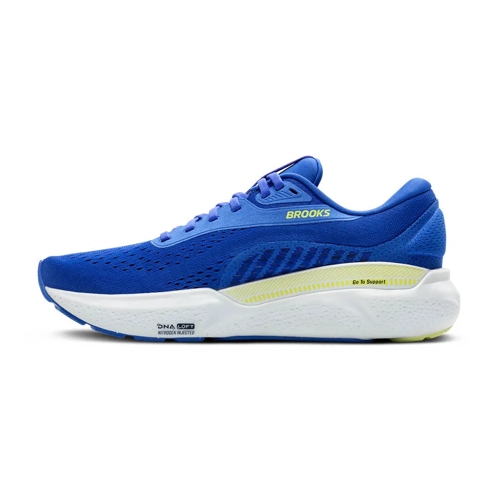 Brooks Adrenaline GTS 24 2E - (Cobalt/NeoYellow/Peacoat)