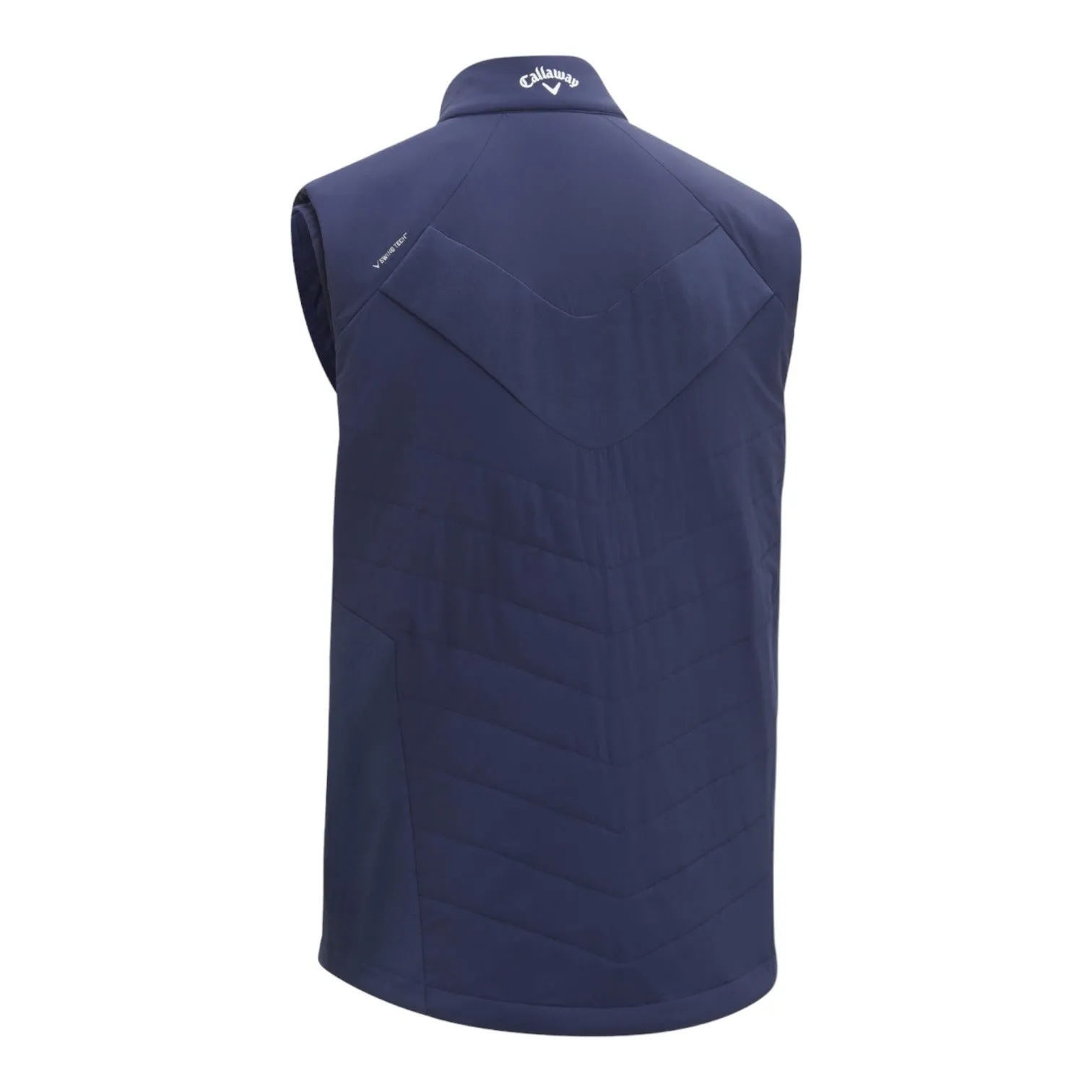 Callaway Mens Full Zip PrimaLoft Quilted Golf Vest CGRFB044