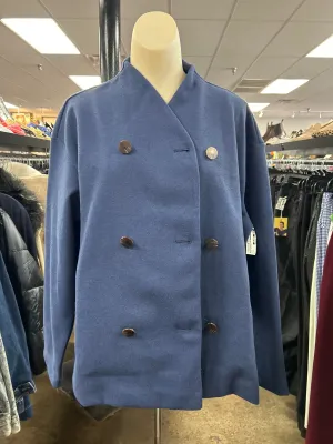 Coat Peacoat By Banana Republic In Blue, Size: S