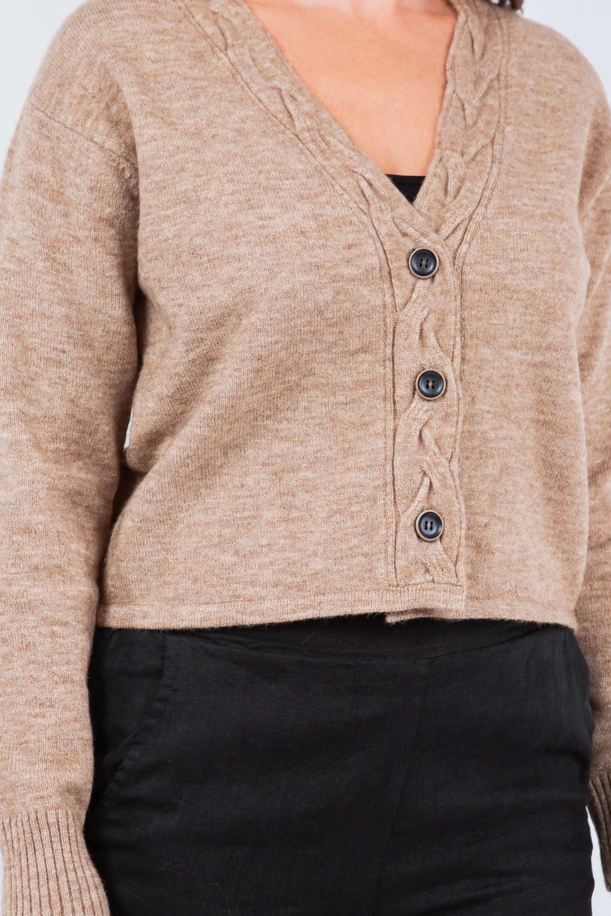 Cropped Chic Cardigan