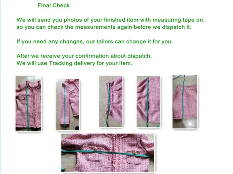 CUSTOM MADE Blazer Shorts/Skirts/Trousers Checked Collared Jacket Coat for Women