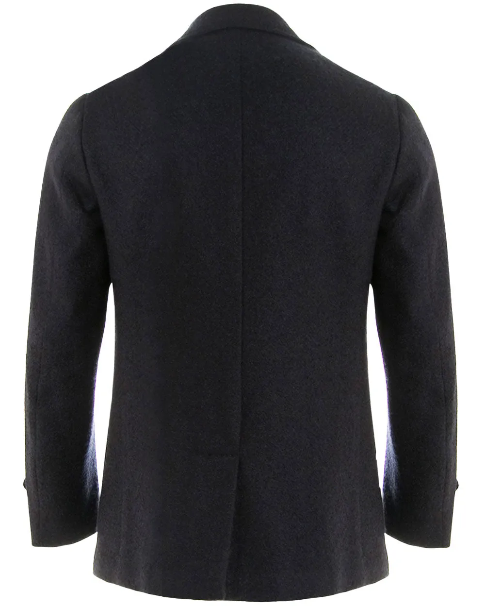 Dark Navy Cashmere Peacoat