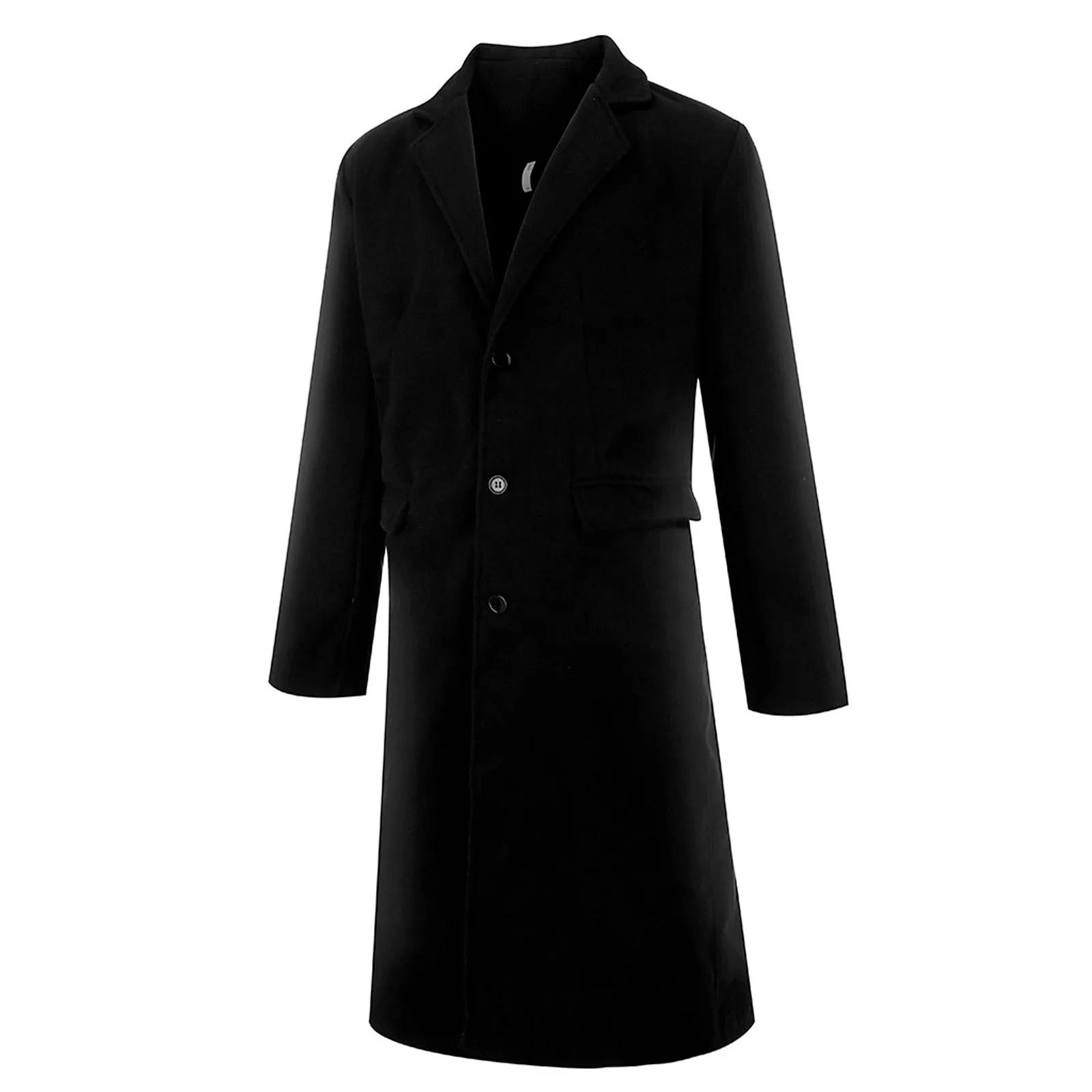 Funki Buys | Jackets | Men's Winter Woolen Topcoat Overcoat