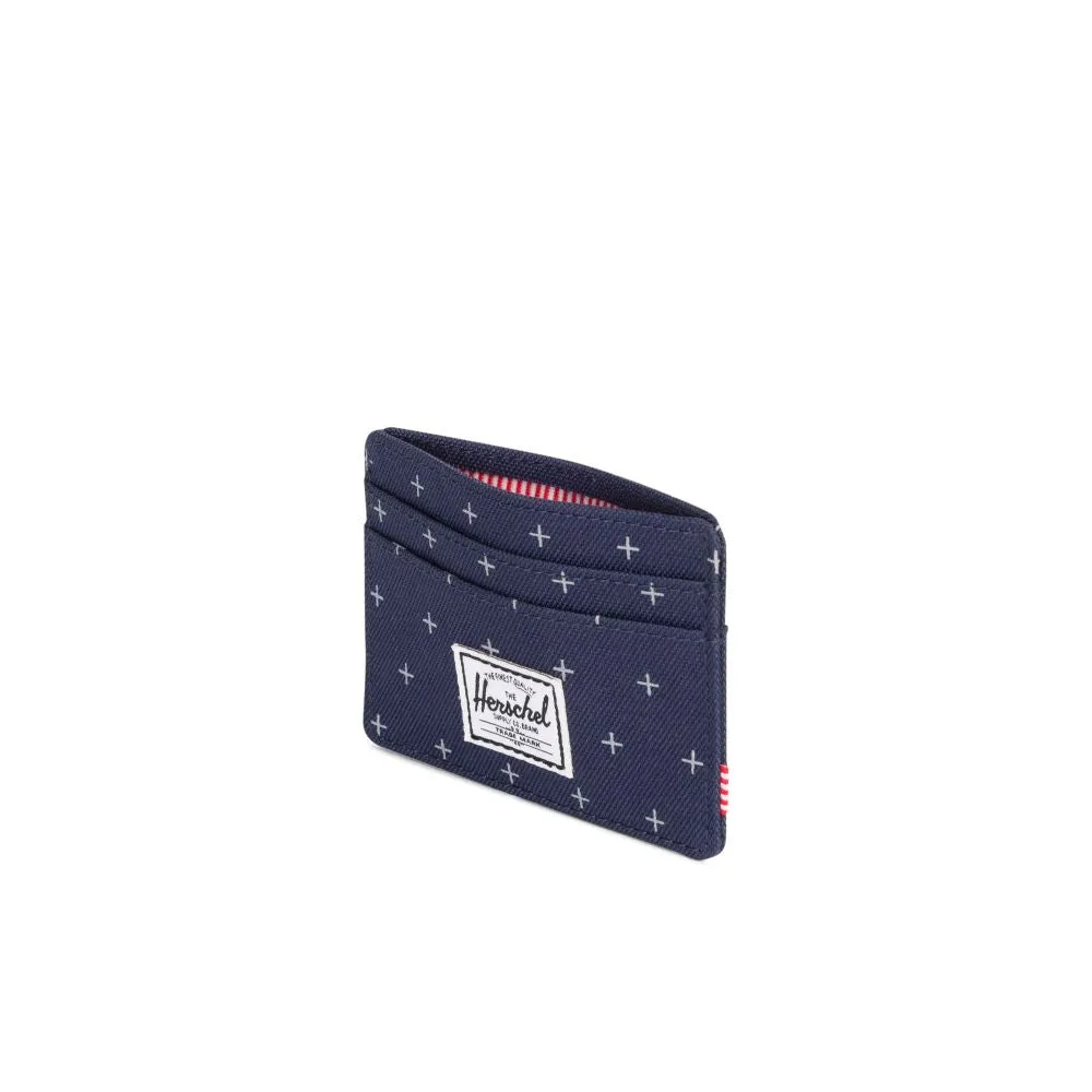 Herschel Charlie Wallet - Peacoat Gridlock