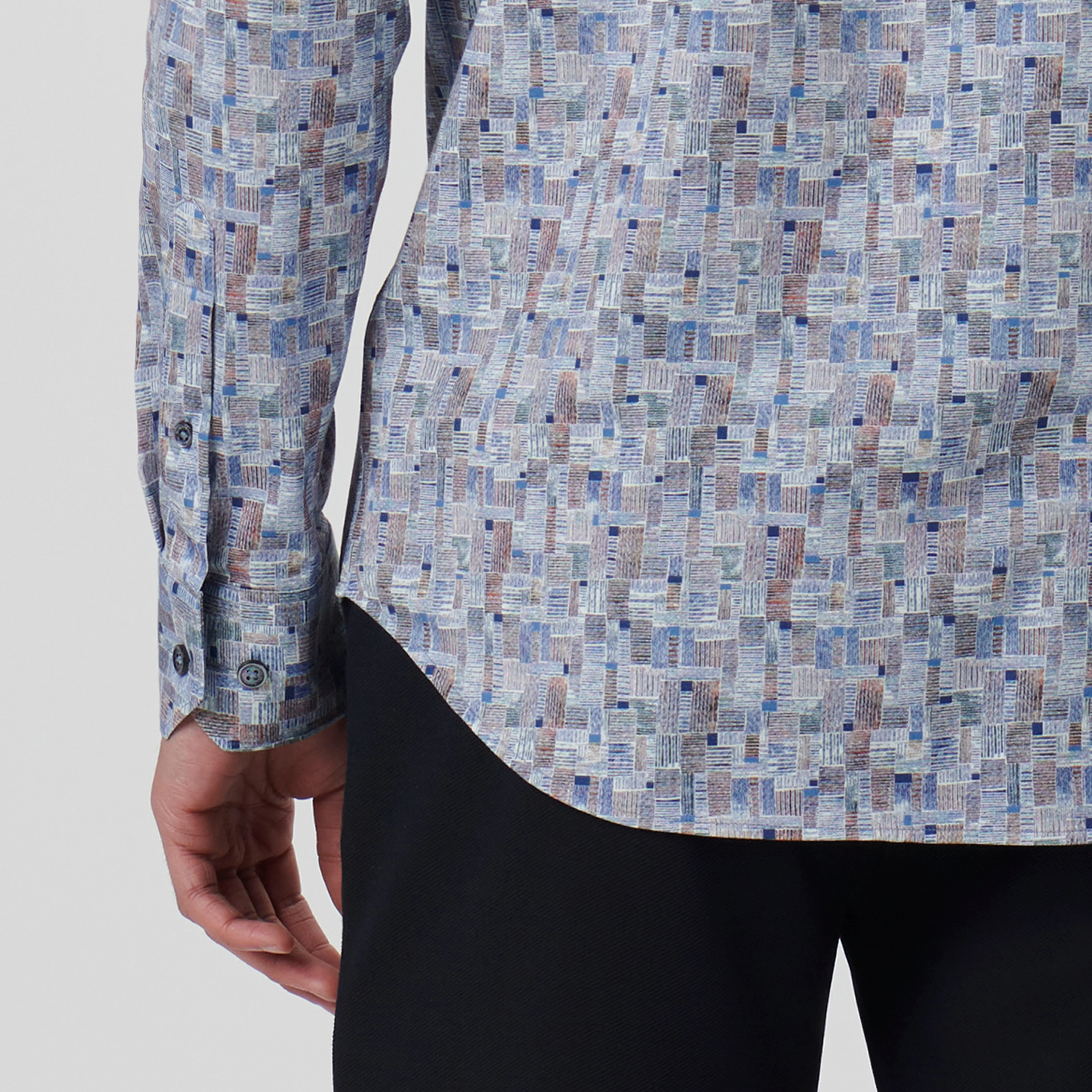 James Patchwork Print OoohCotton Shirt