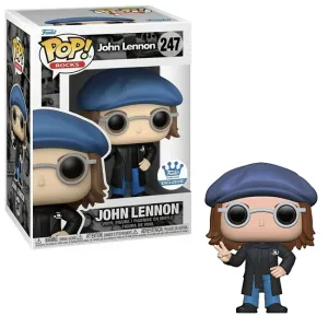 John Lennon #247 - John Lennon Funko Pop! Rocks [In Peacoat] [Funko Exclusive]