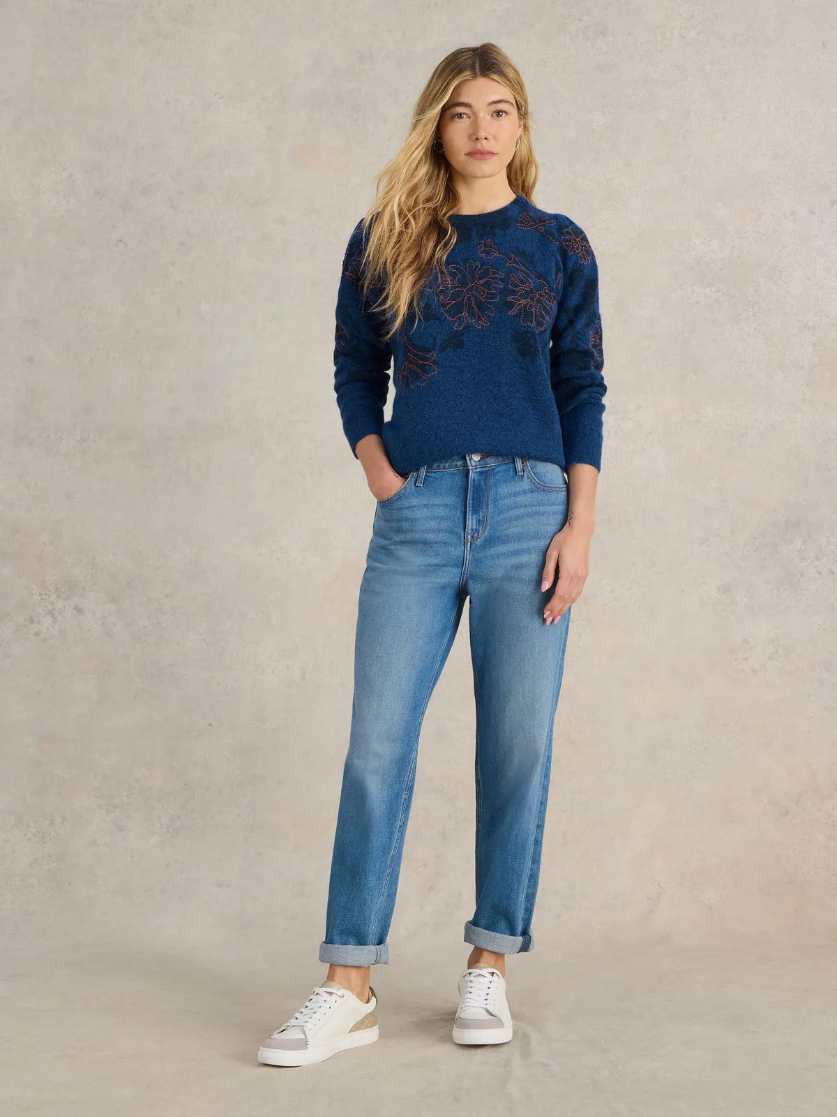 Julie Embordiered Jumper