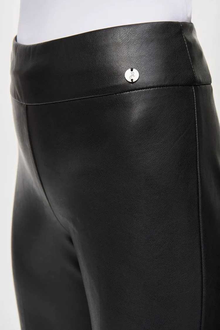 Leatherette Flared Pull-On Pants
243260