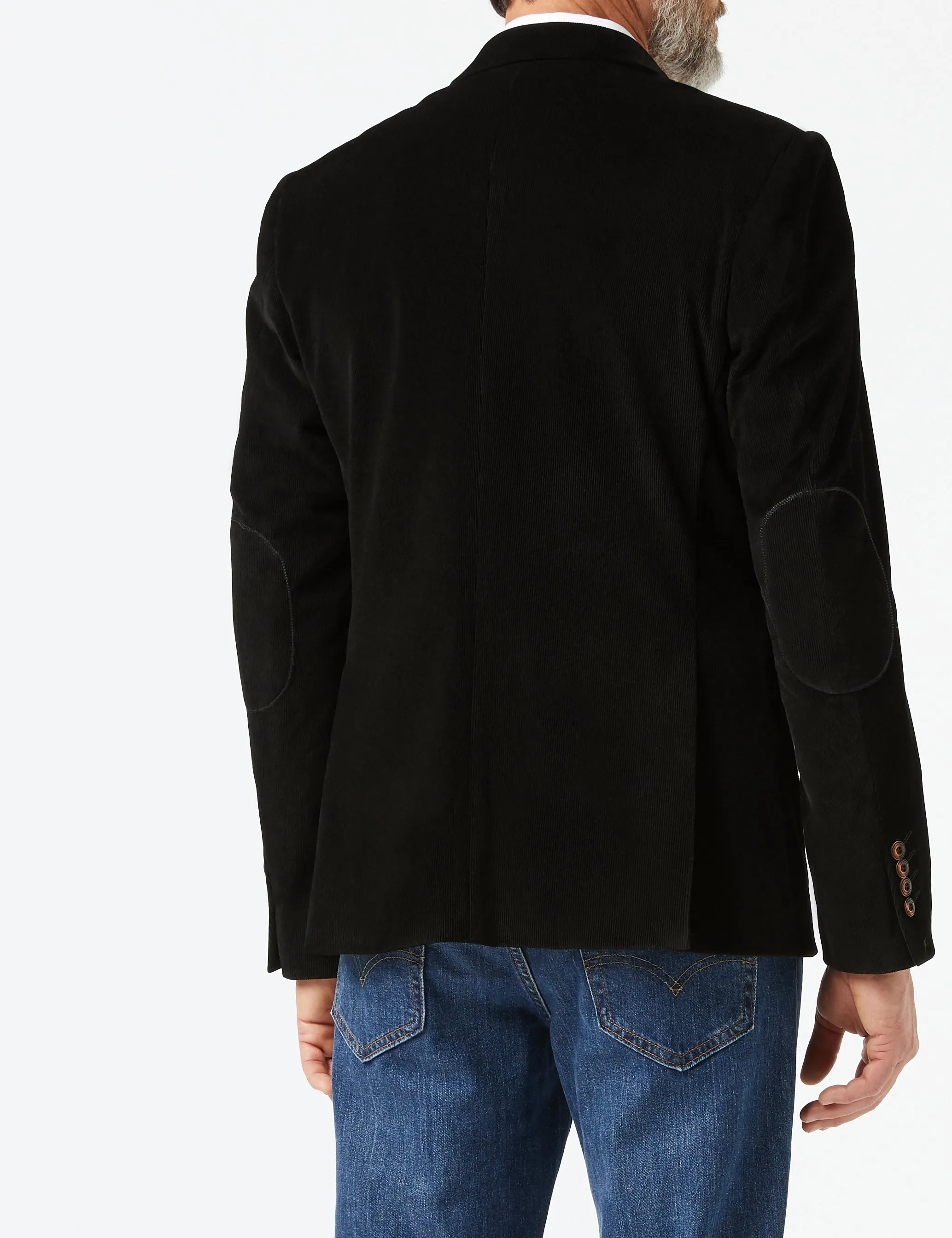 MATTHEW - Black Corduroy Blazer Jacket