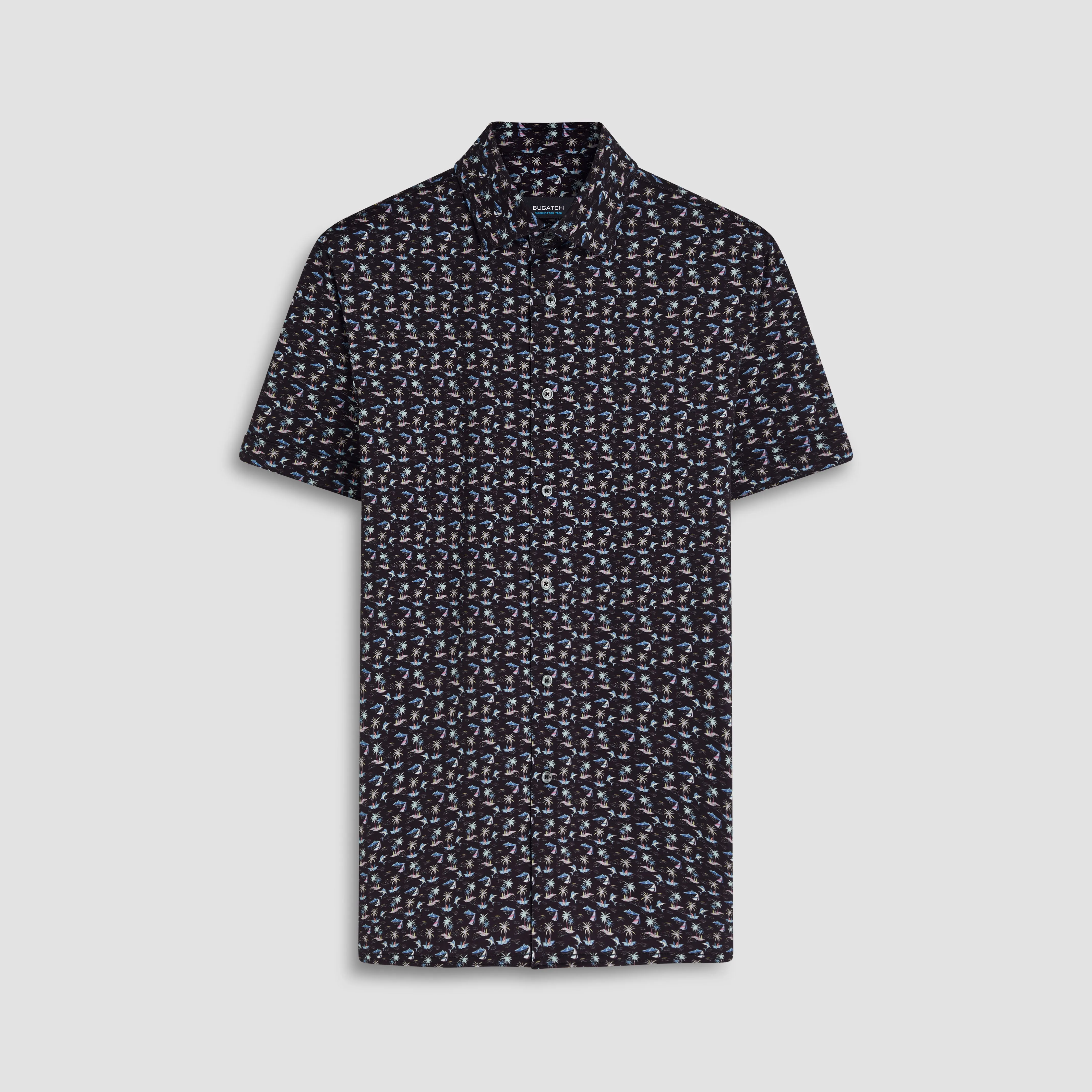 Milo Tropical Setting Print OoohCotton Short Sleeve Shirt