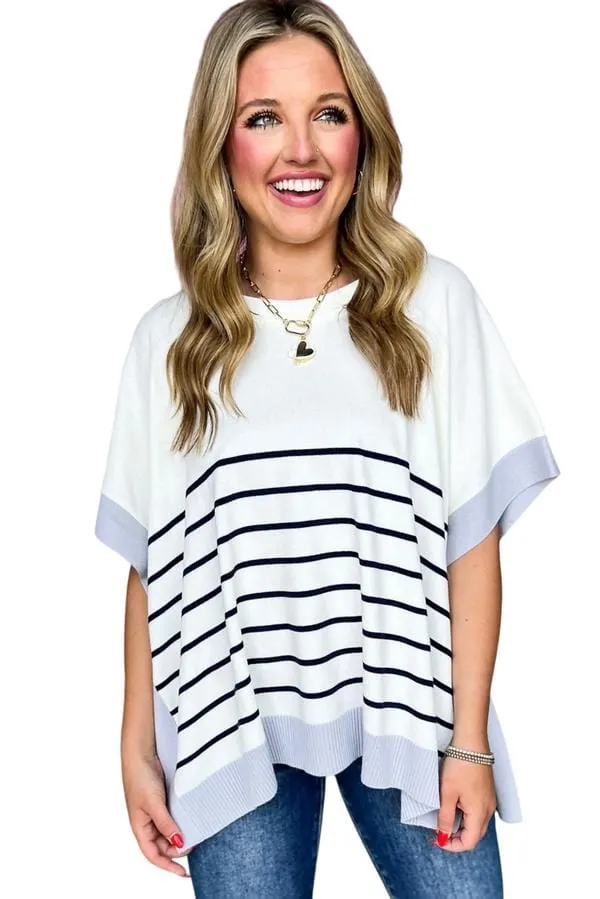 Oversized Stripe Top