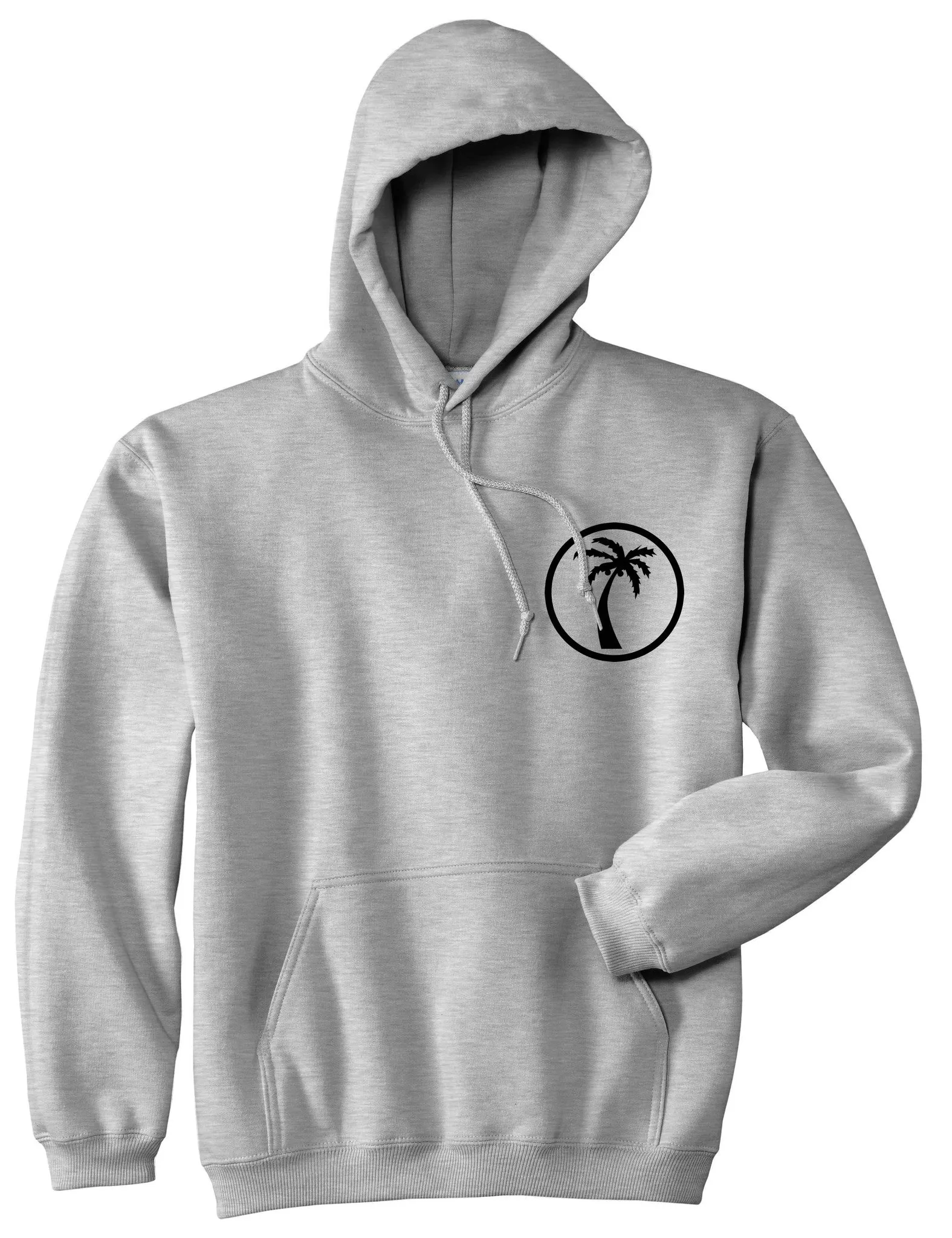 Palm Tree Chest Logo Pullover Hoodie Hoody