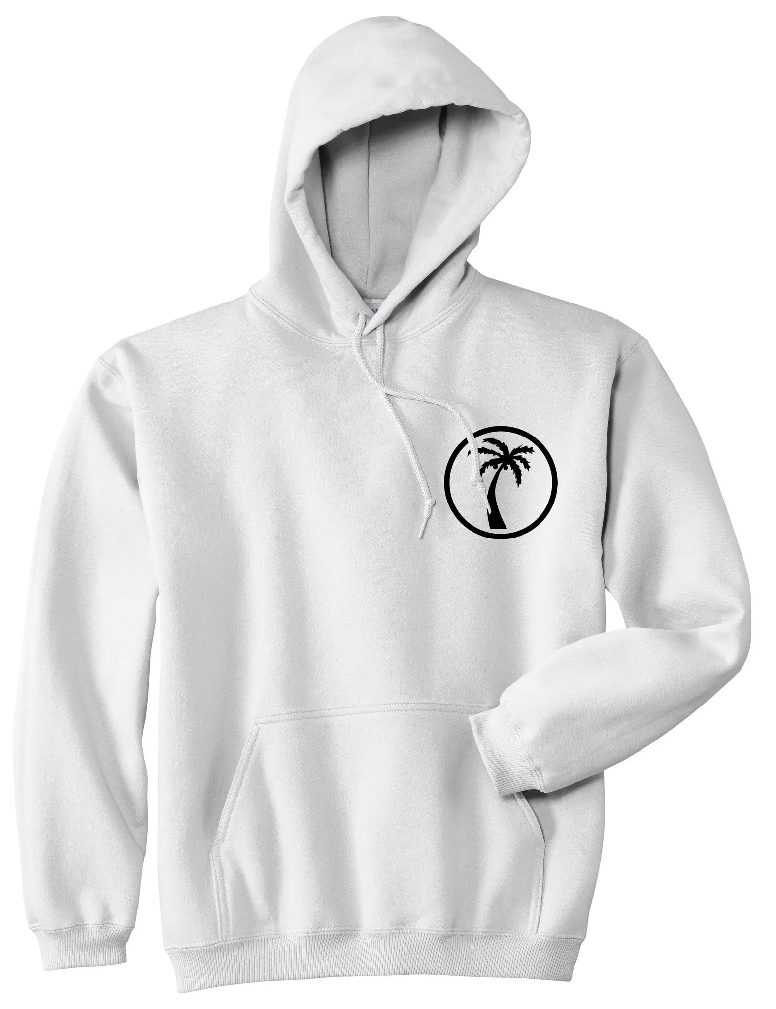 Palm Tree Chest Logo Pullover Hoodie Hoody