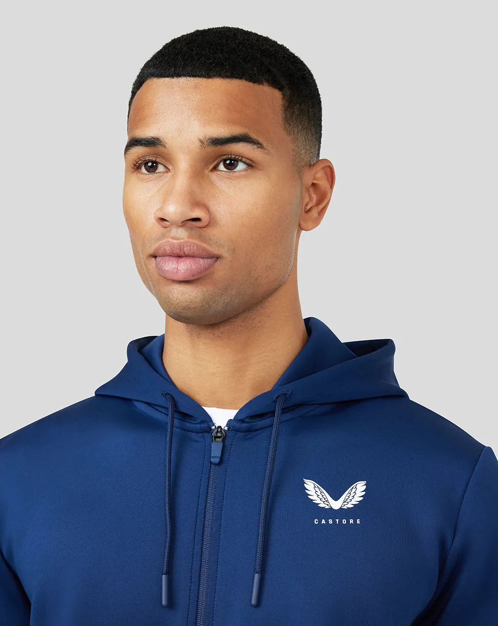 Peacoat Flex Zip Through Hoody