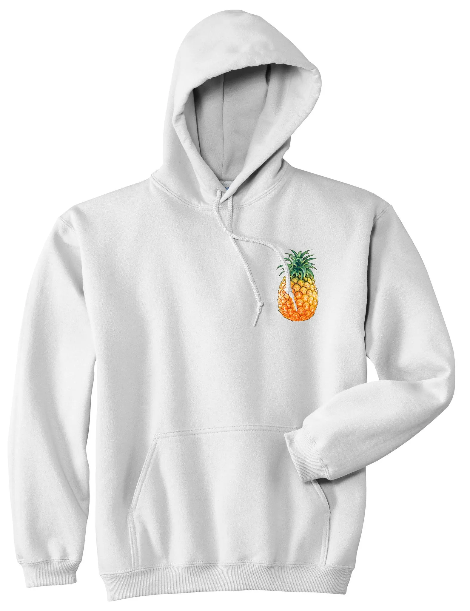 Pineapple Chest Logo Meme Pullover Hoodie Hoody