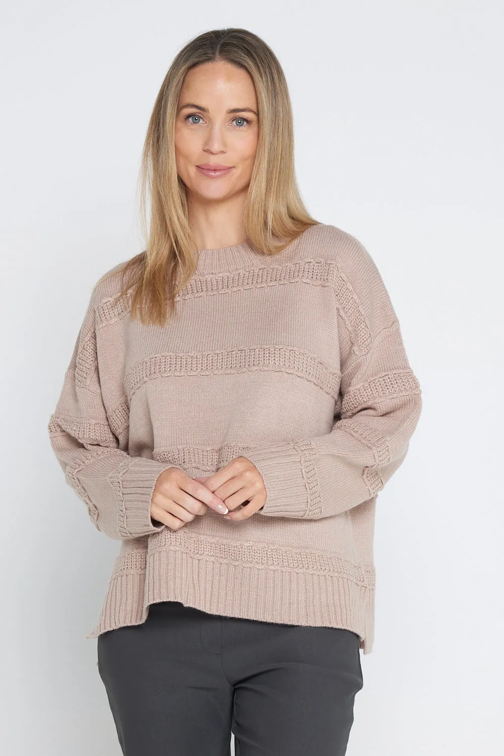 Rome Knit Jumper - Oatmeal