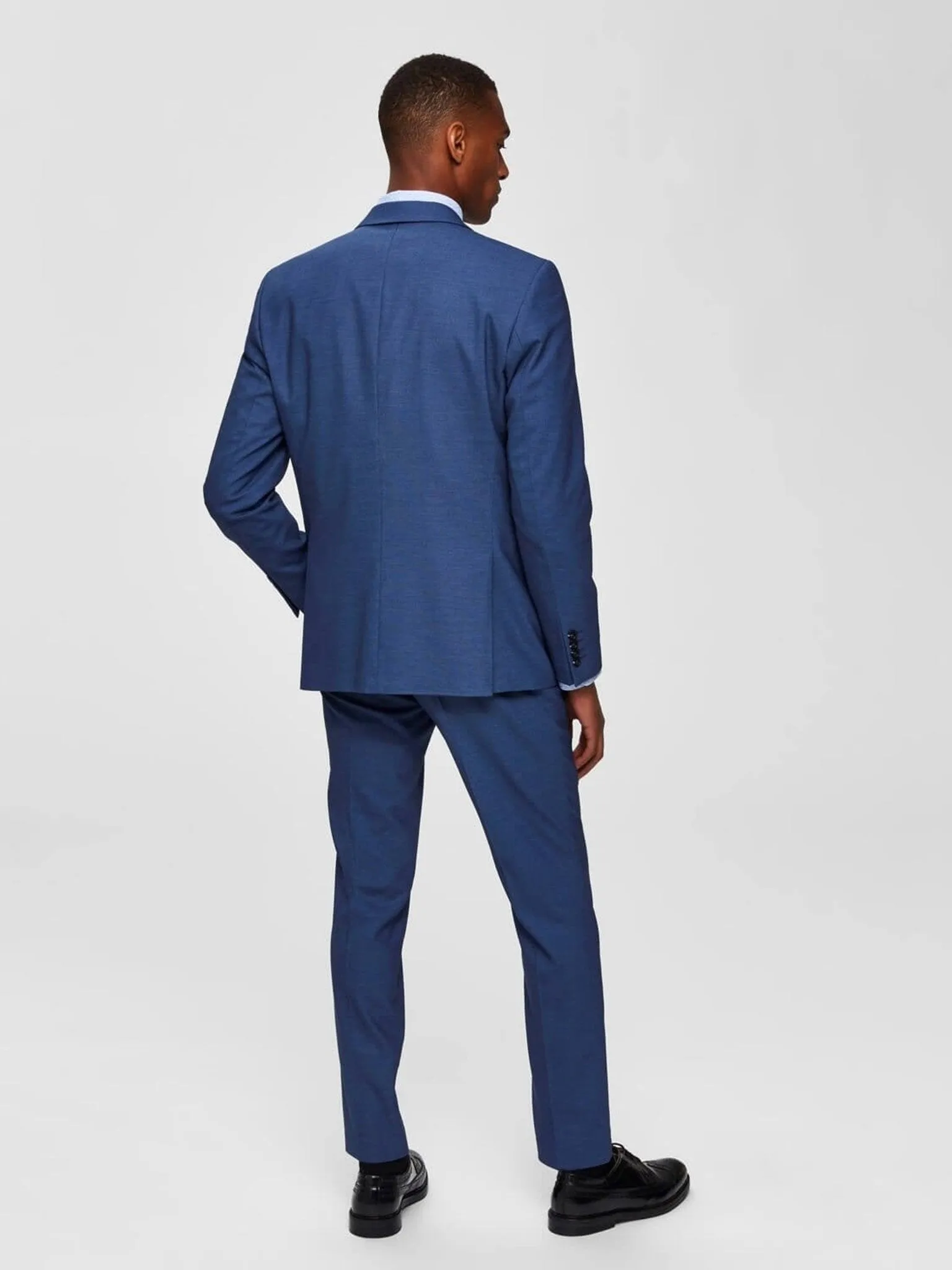 Slim-fit Blazer - Dark blue