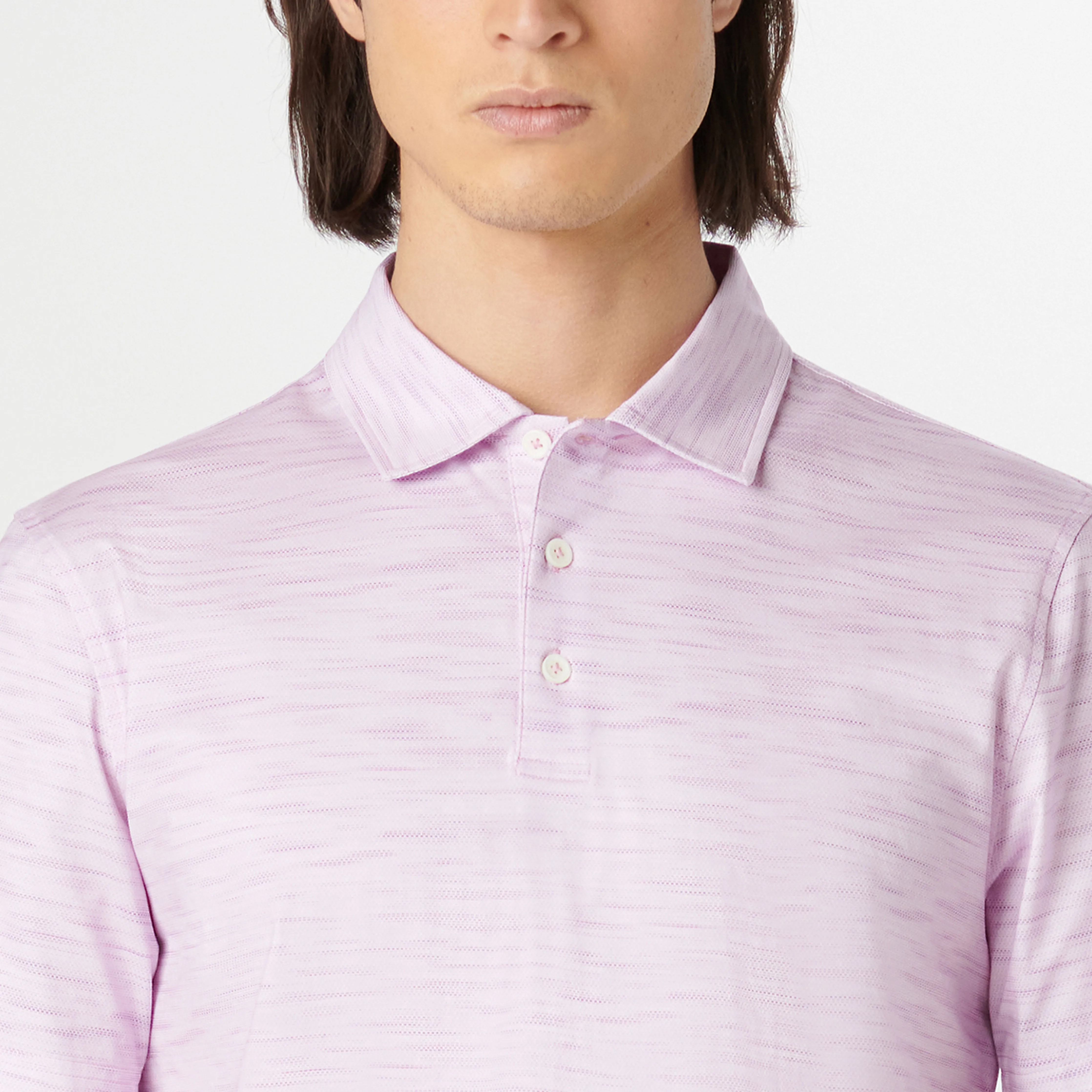 Victor Stitch Print OoohCotton Polo