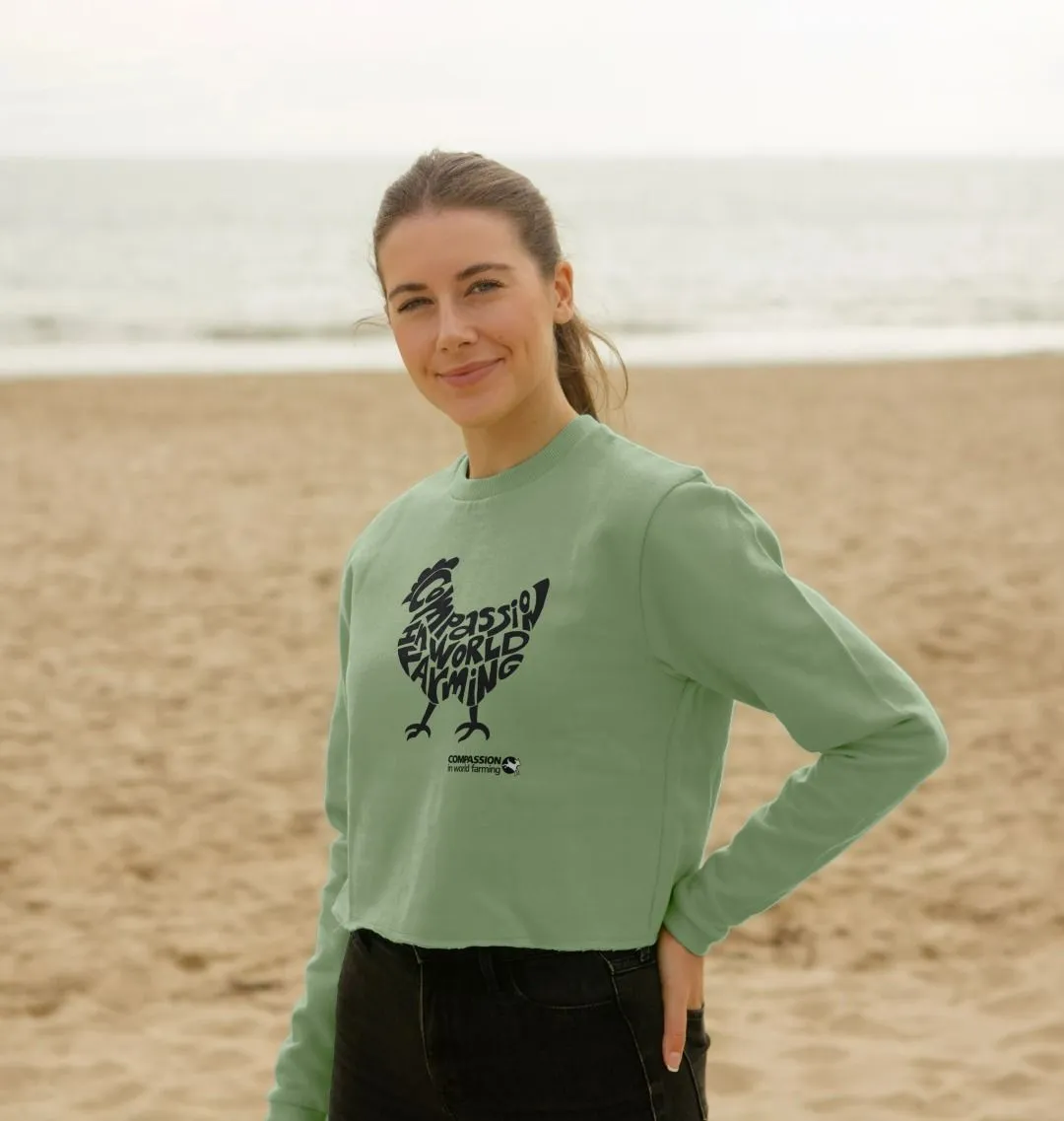 Women's Compassion Chicken Boxy Jumper