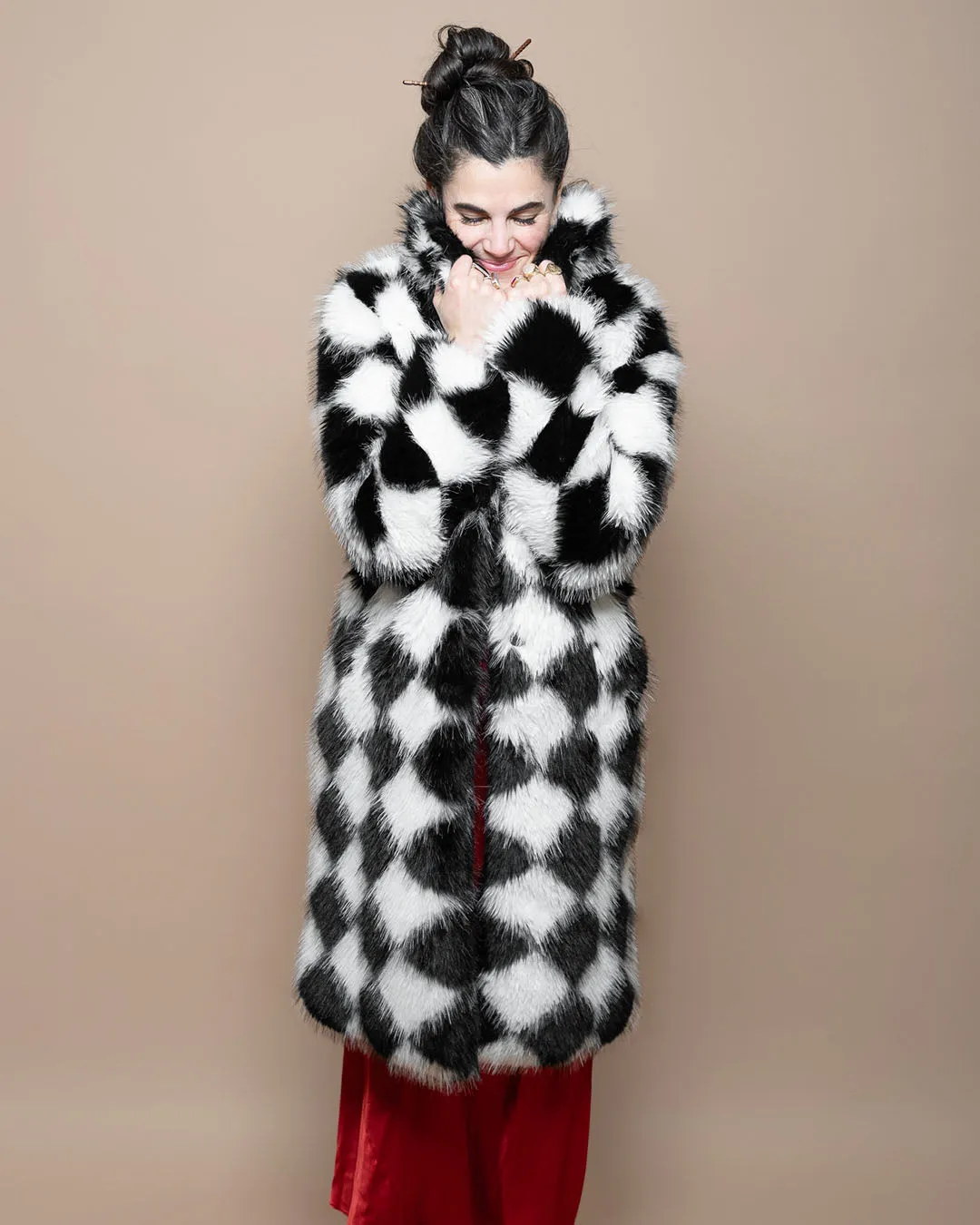 Women's Long Faux Fur Coat | Ace of Diamonds