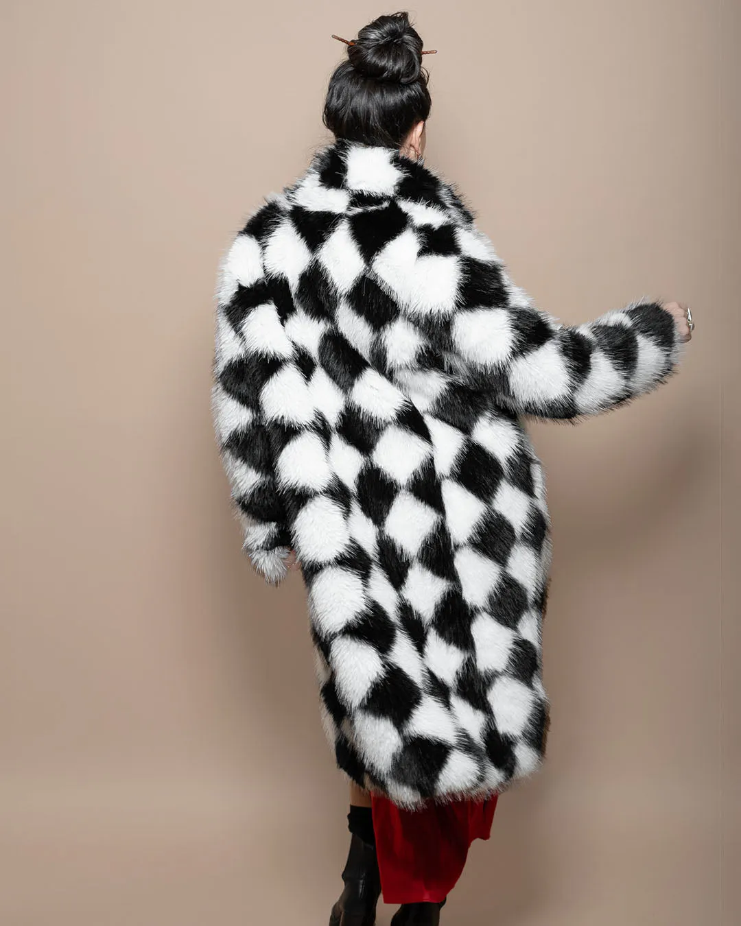 Women's Long Faux Fur Coat | Ace of Diamonds